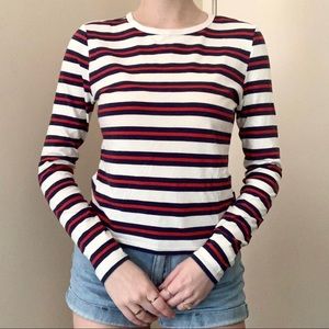Forever 21 Striped Long Sleeve Shirt
